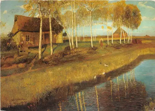 BR5111 Herbstmorgen am Moorkanal germany