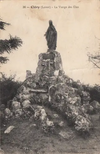 BF12450 clery la vierge des elus france front/back image