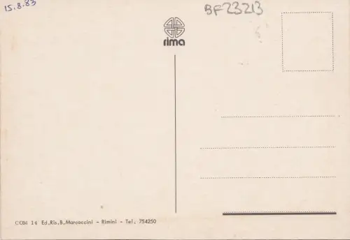 BF23213 comacchio italy front/back image