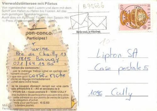 B75636 Vierwaldstattersee mit Pilatus Schweiz