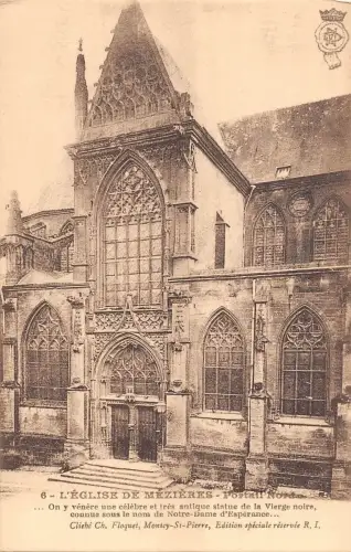 BF5255 l eglise de mezieres portail nord france Frankreich