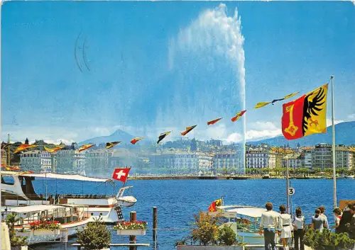 B75745 Geneve le jet d eau switzerland