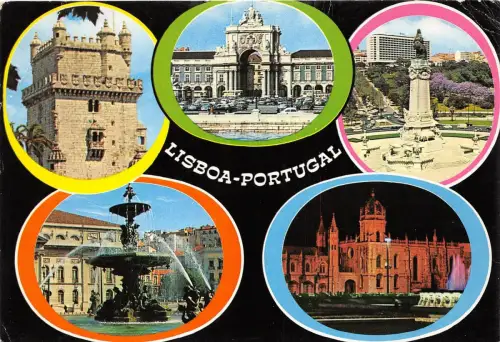 BR6538 Lisboa Plusieurs aspects de la ville portugal