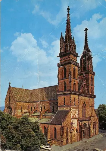 B31652 Basel La Cathedrale Schweiz