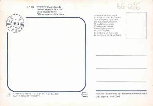 BG6336 Teneriffa Kanarische Inseln Multi Views Spanien