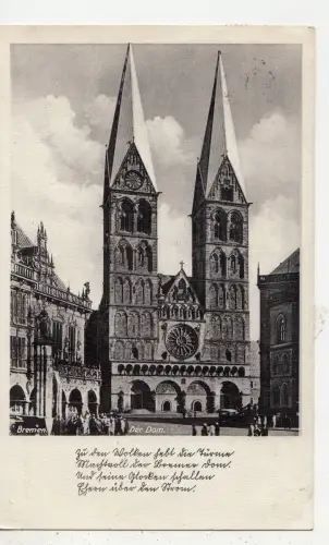 BF17196 bremen der dom germany front/back image