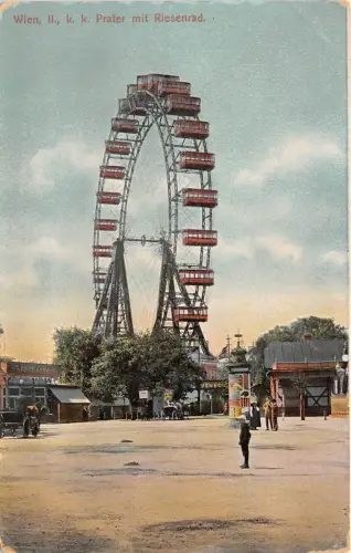 B41183 Wien Prater mit Riesenrad Österreich