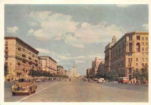 B54690 Chaussee de Mojaisk Auto Voiture Bus Autobus Moskau Russland