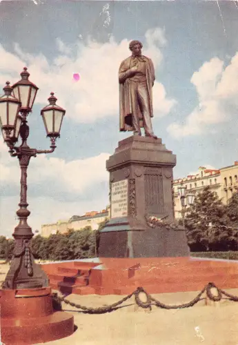 B64348 Russland Moskauer Puschkin-Denkmal