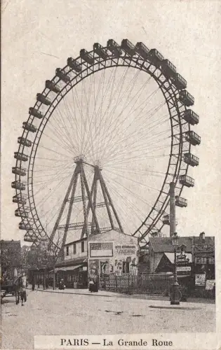 BF11640 la grande roue paris france front/back image