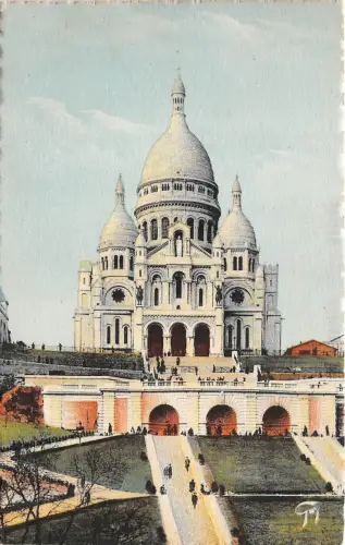 B2755 Frankreich Paris Sacre Coeur PPC Front/Back Scan