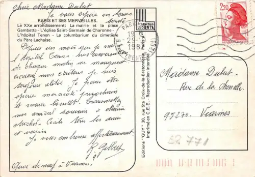 BR771 France Paris multi vues