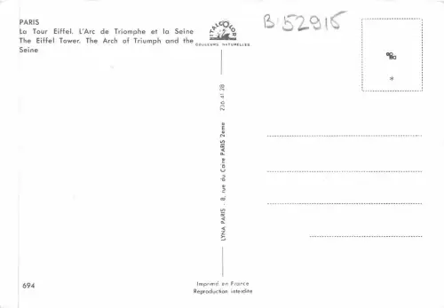 B52915 Paris Multi Vues Frankreich