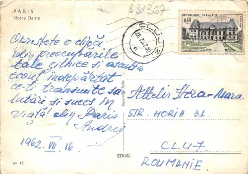 B31367 Paris Notre Dame Frankreich