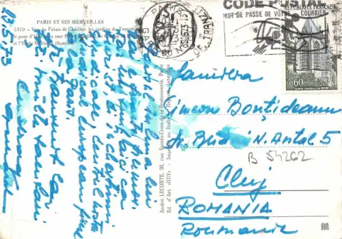 B54262 Paris la Tour Eiffel Frankreich