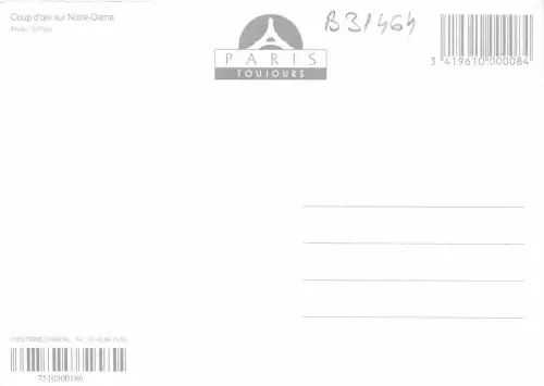 B31464 Paris Notre Dame Frankreich