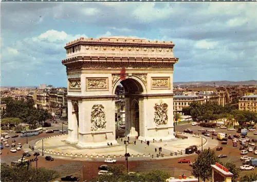 B31449 Paris L`arc de Triomphe Place de l`Etoile france