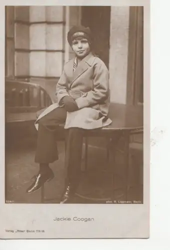 B78193 Jackie Coogan People Schauspieler Scan Vorder-/Rückseite Bild