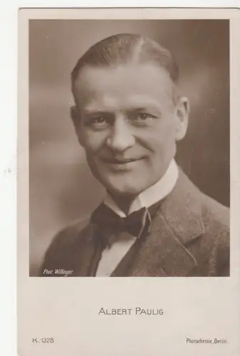 B78202 Albert Paulig Personen Schauspieler Scan Vorder-/Rückbild