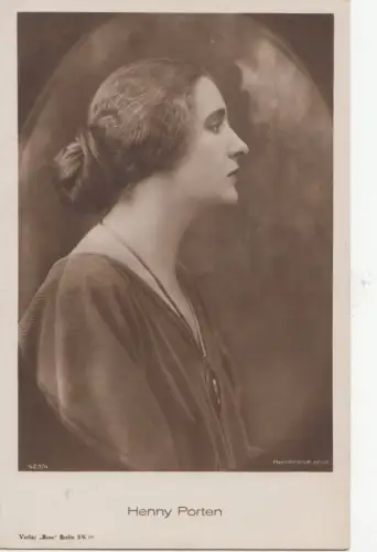 B78187 henny porten people schauspieler scan front/back image