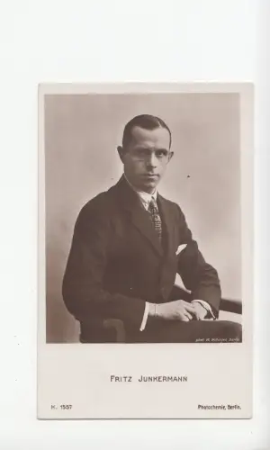 B78200 Fritz Junkermann Personen Schauspieler Scan Vorder-/Rückbild