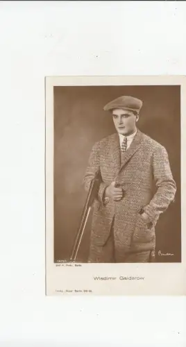 B78201 Wladimir Gaidarow Gun People Schauspieler Scan Vorder-/Rückbild