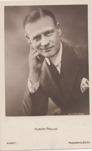 B78203 Albert Paulig Personen Schauspieler Scan Vorder-/Rückbild