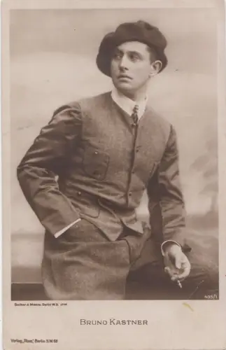 B78194 bruno kastner people schauspieler scan front/back image