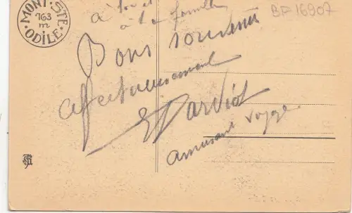 BF16907 mont stodile france front/back image