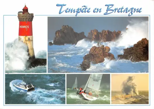 B51629 Tempete en Bretagne Schiff Bateaux Frankreich