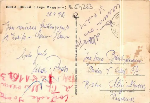 B54253 Isola Bella Lago Maggiore Italien