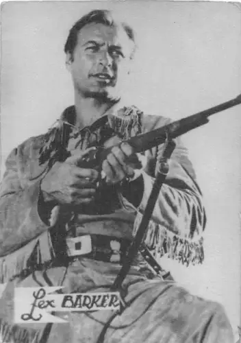 Lot275 Lex Barker Winnetou Schauspieler Film Filmstar 6x9cm