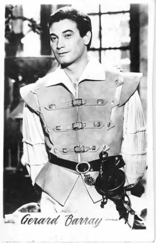 Lot274 Gerard Barray Hardi Pardaillan Schauspieler Film Filmstar 6x9cm
