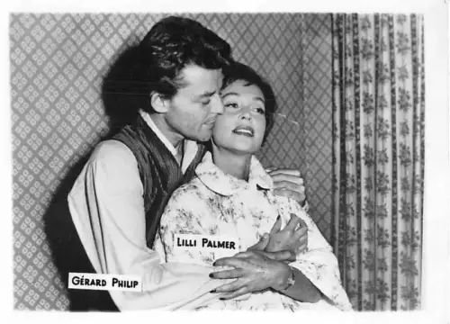 Lot274 Gerard Philip Lilli Palmer Schauspielerin Schauspieler Film Filmstar 6x9cm