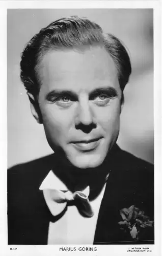 Lot203 UK Echtfoto Schauspieler Marius Goring J Arthur Rangorganisation