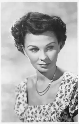 Lot202 UK Echtfoto Schauspielerin Jean Simmons Schauspieler Film