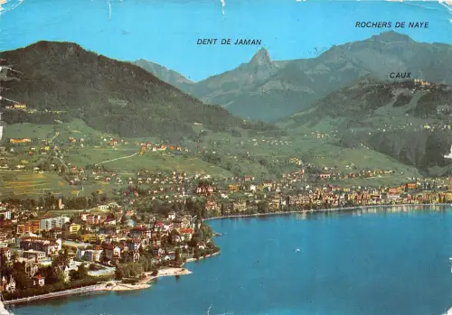 B31790 Clarens Montereux vue d`avion switzerland