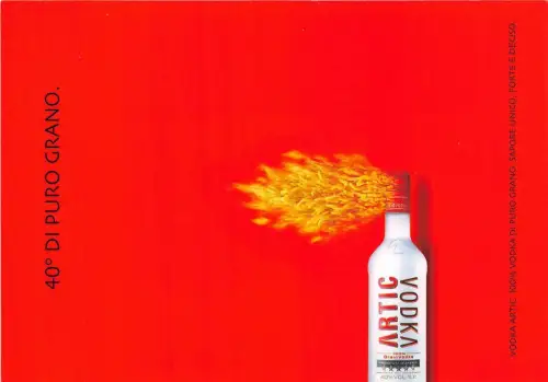 B9163 Werbung Arctic Vodka Di Puro Grano