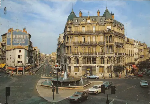 BR15349 Bezuers Place de la Republique et boulevard G Clemenceau france