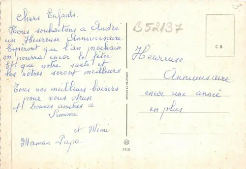 B52137 Blumen fleurs