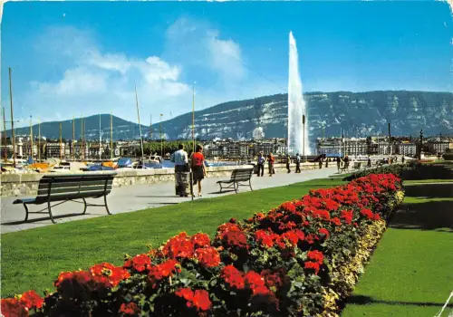 B66980 Geneve Le quai Wilson switzerland