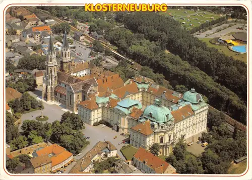 B73410 Klosterneuburg alte Donaustadt am Nordabhang Österreich