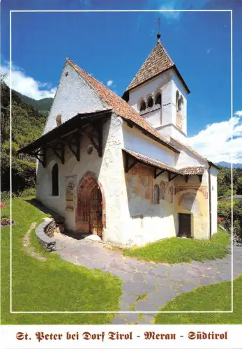 B33683 St Peter bei Dorf Tirol über Meran Italien