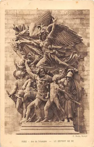 B6608 Frankreich Paris Arc de Triomphe De de depart de 92
