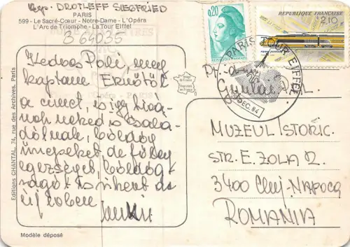 B64035 Paris la nuit multiviews frankreich