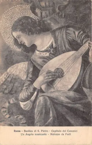 BR32714 Roma Basilica di S. Pietro Un Angelo musicante italy