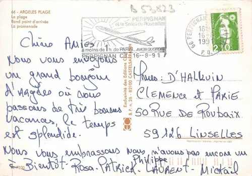 B53823 Argeles Plage Boote Bateaux Multiviews Frankreich