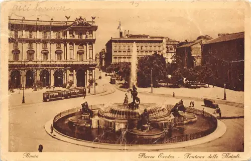 B39599 Roma Piazza Esedra Italien