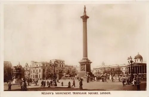 BR57957 nelson s monument trafalgar square london uk