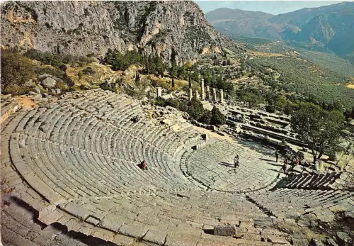 BR2959 Delphi Das Theater und der Tempel von Apollo Griechenland